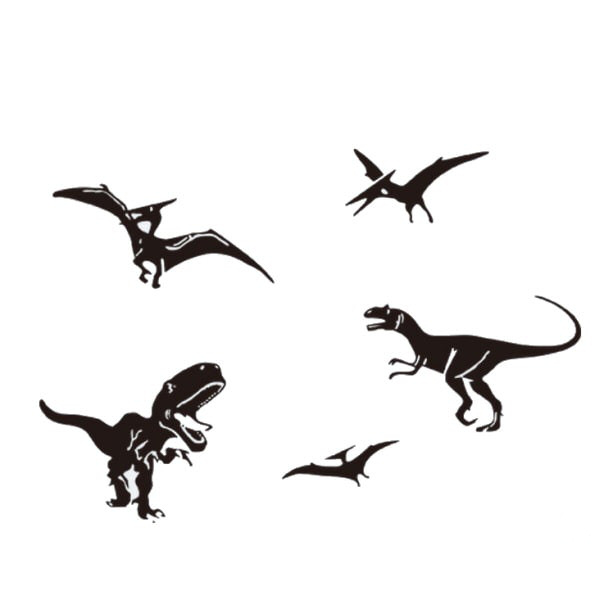 Dinosaur Vægklistermærke – Fantastisk Dekoration til Børneværelset