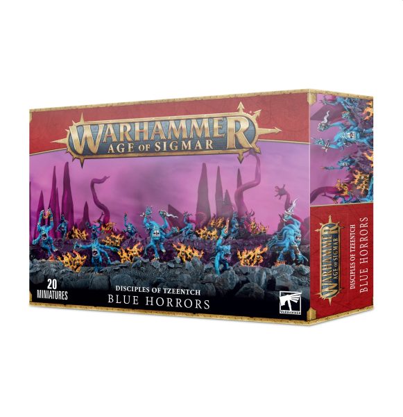 Disciples Of Tzeentch - Blå og Brimstone Horrors Sæt