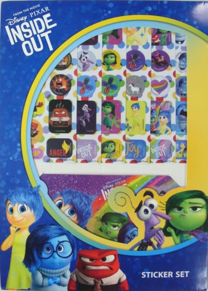 Disney: Inside Out   Sheets Reusable Sticker Set Party Fun Drawing Art