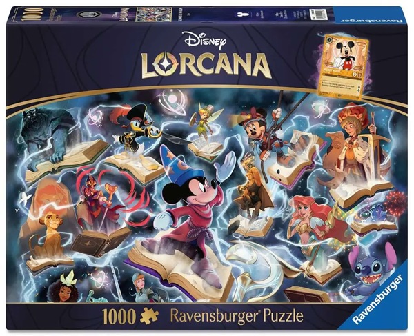 Disney Lorcana: Glimmers   The Realm: Steel Jigsaw Puzzle  1000 Pieces
