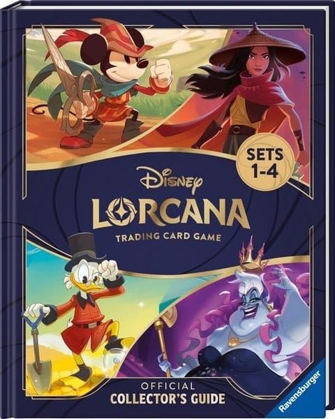 Disney Lorcana Tcg: Set 01-04 Official Collector Guide Book