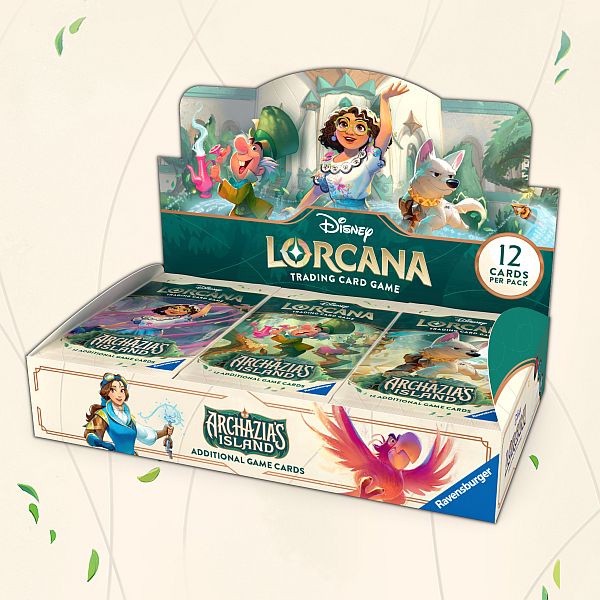 Disney Lorcana Tcg: Set   Archazia   Island Booster Display  Box Med 24 Pakker