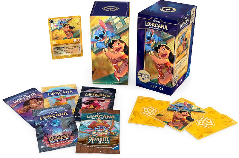 Disney Lorcana Tcg: Set   Archazia   Island Lilo Gift Box Set    Booster Packs