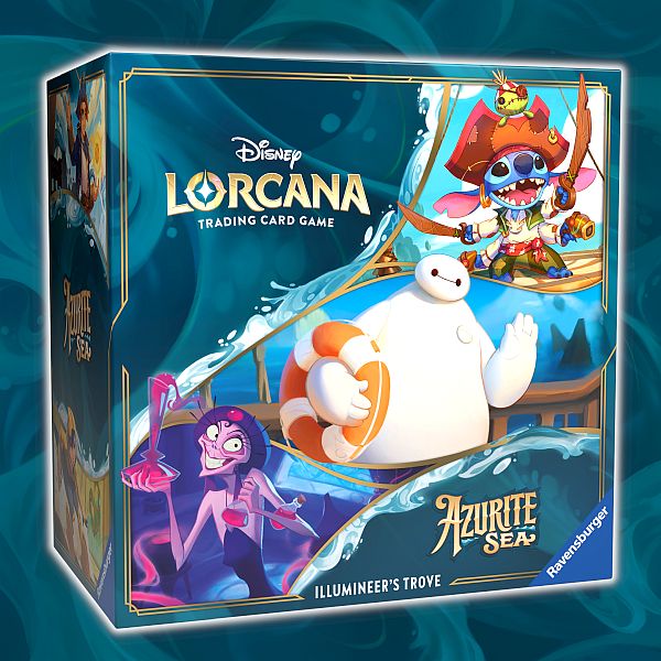 Disney Lorcana TCG: Azurite Sea Illumineer Trove Booster Packs