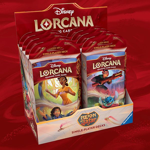 Disney Lorcana Tcg: Set   Reign   Jafar Single-player Starter Deck Display    Decks