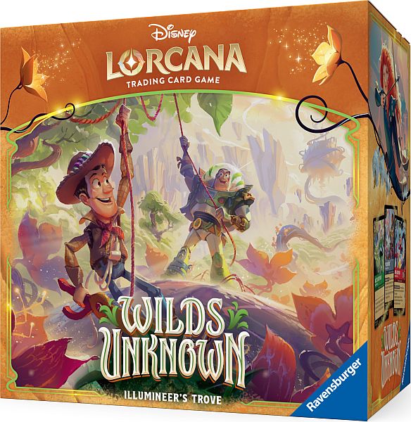 Disney Lorcana Tcg: Set 12 Wilds Unknown Illumineer   Trove    Booster Packs