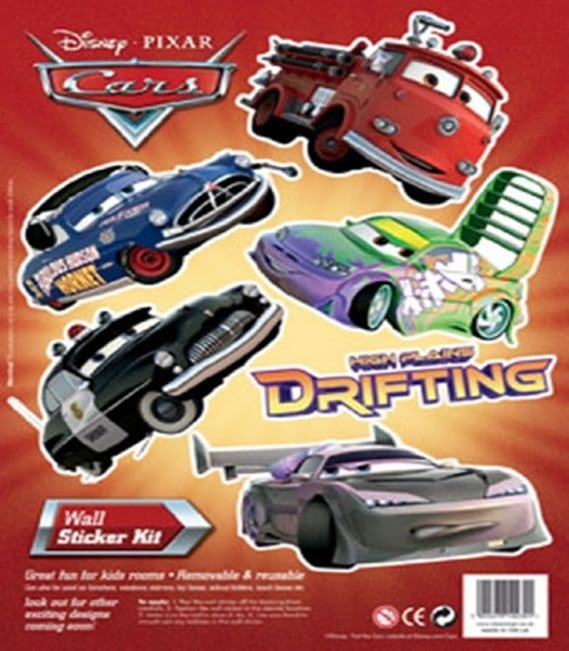 Disney Pixar: Children Cars Drifting Wall Stickers 195 166 -klisterm 195 166 Rker