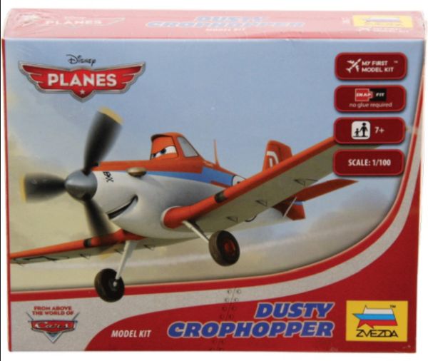 Disney Planes: Dusty Crophopper Plastmodelkit - Fantastisk Tilbud