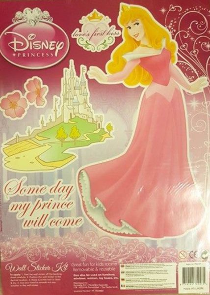 Disney Prinsesse Vægklistermærker til Børneværelser - Magi!
