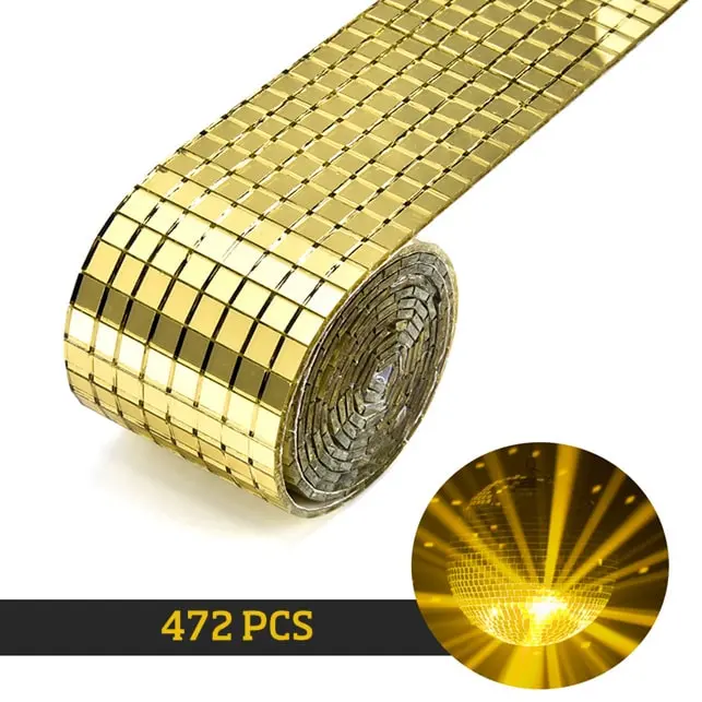 DIY Spejlvæg med Guld Mosaikfliser – Unik Indretning