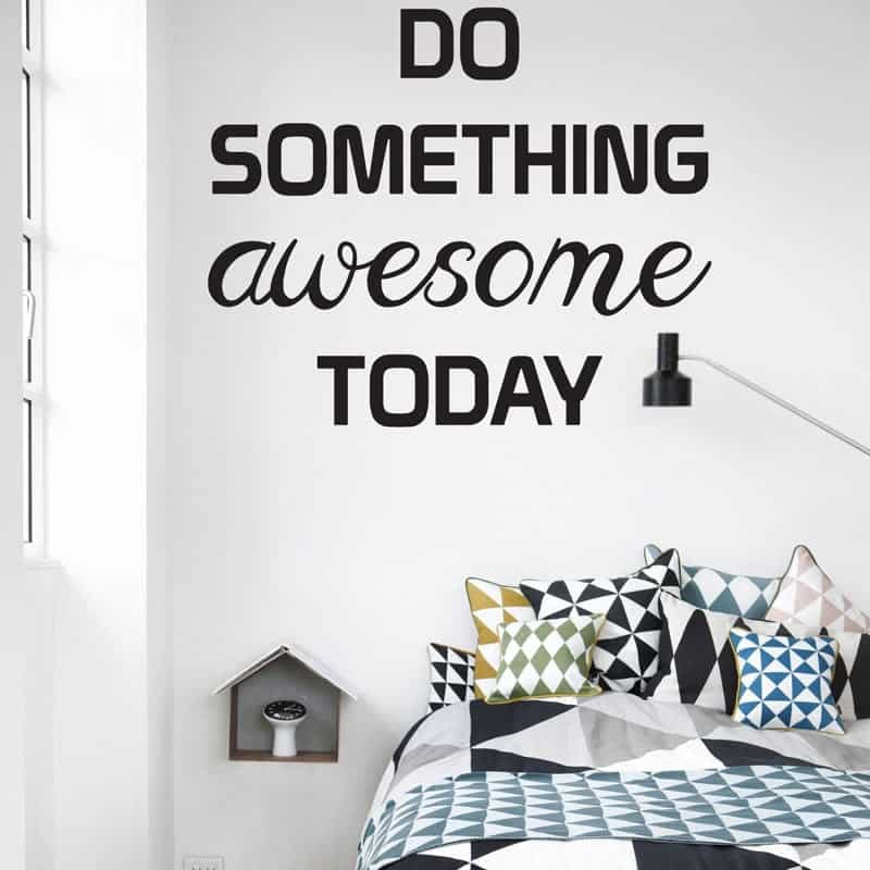 Something Awesome Today Wallsticker