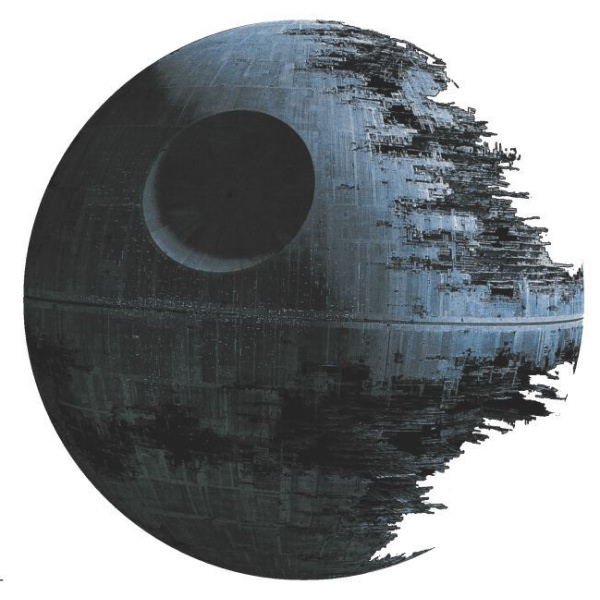 Dødsstjernen Wallsticker – Star Wars Vægkunsttilbud!