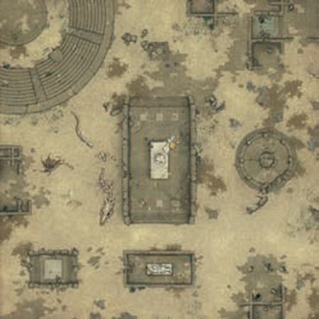 Don   Panic Games: Drakerys Gaming Mat Playmat  : Ancient City 90cm   90cm