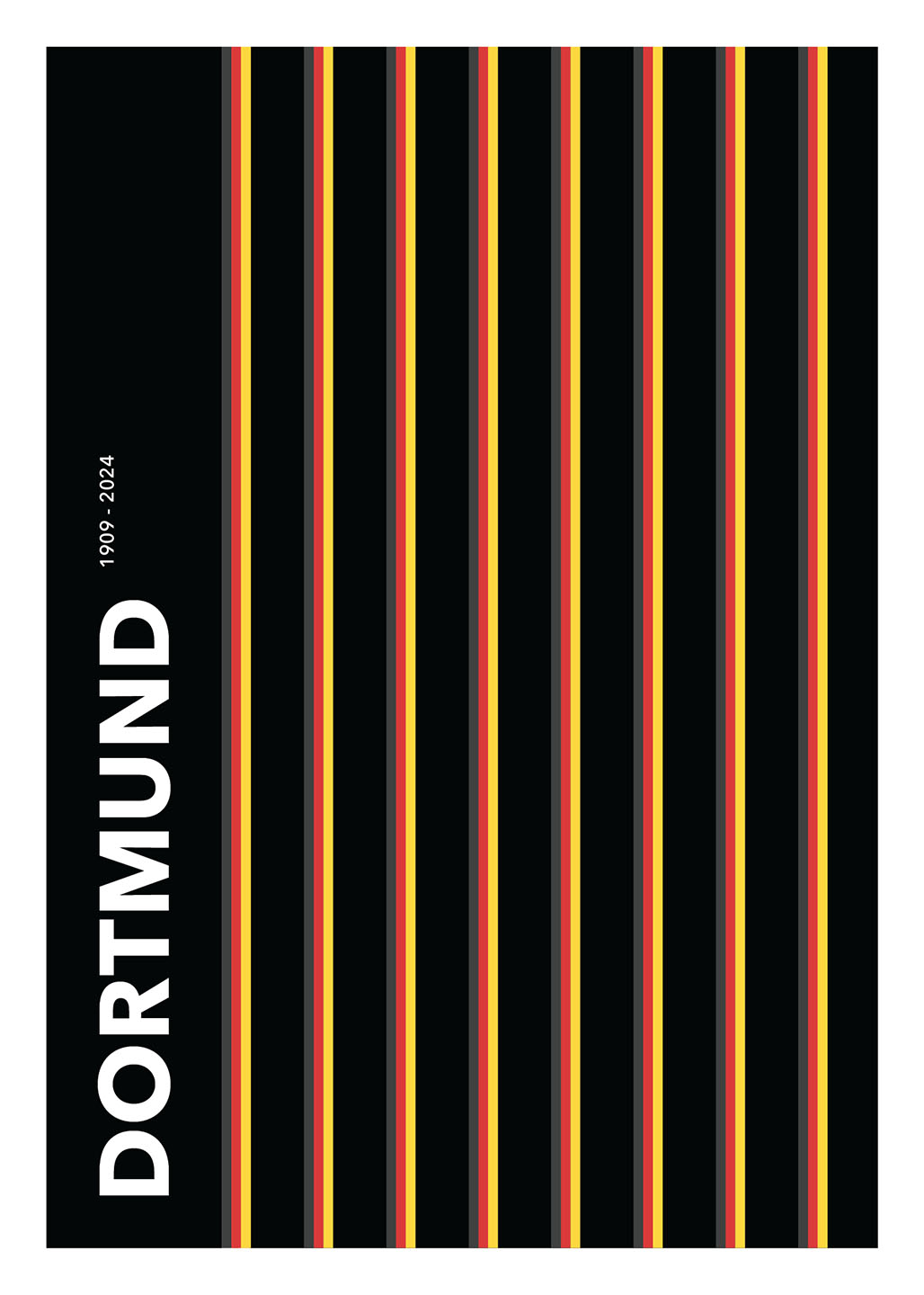 Dortmund 1909-2024 – Grafisk Kunst Plakat fra Olé