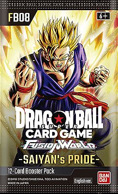 Dragon Ball Super: Fusion World Tcg: Booster Pack Fb08: Saiyan   Pride