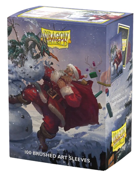 Dragon Shield Deck Protectors Brushed Art Sleeves: Christmas 2025 100 Lommer Dragonshield Sleeves   -12128
