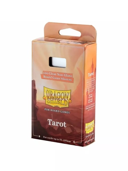 Dragon Shield Deck Protectors Clear Non-glare Board Game Sleeves: Tarot 100 Lommer Dragonshield Sleeves -60208
