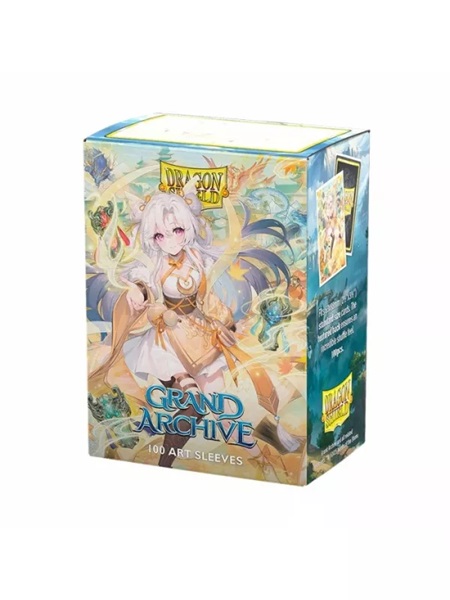 Dragon Shield Deck Protectors License Sleeves: Grand Archive: Guo Jia Heaven 226 128 153 Favored 100 Lommer Dragonshield Sleeves -16128