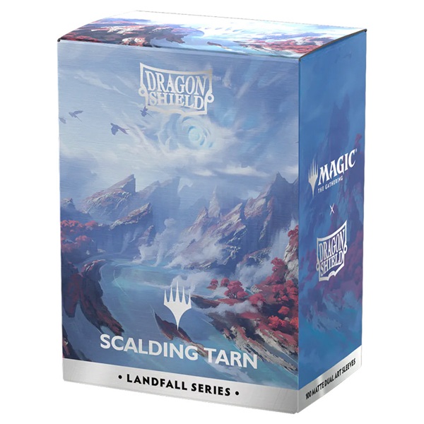 Dragon Shield Deck Protectors License Sleeves: Magic: The Gathering Landfall Series: Scalding Tarn 100 Lommer Dragonshield Sleeves   -16503