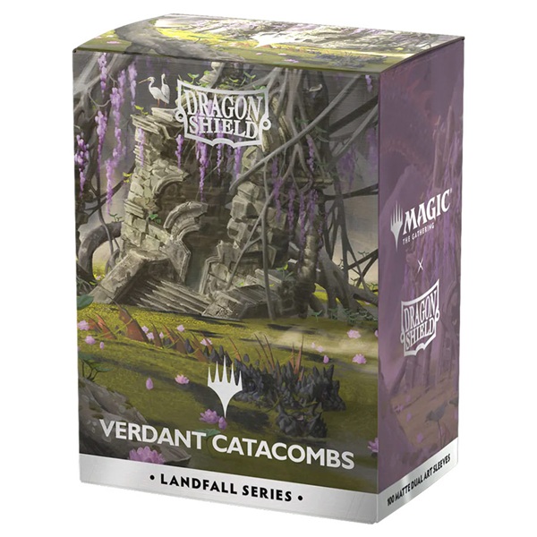 Dragon Shield Deck Protectors License Sleeves: Magic: The Gathering Landfall Series: Verdant Catacomb 100 Lommer Dragonshield Sleeves   -16504