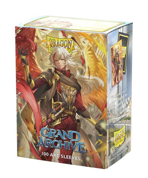 Dragon Shield Deck Protectors Matte Dual Art Sleeves: Grand Archive: Azrael  Archangel   Materia 100 Lommer Dragonshield Sleeves   -16181