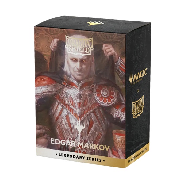 Dragon Shield Deck Protectors Matte Dual Art Sleeves: Magic: The Gathering Legendary Series: Edgar Markov 100 Lommer Dragonshield Sleeves -16537