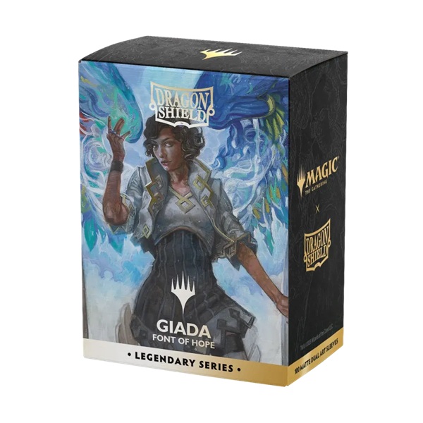 Dragon Shield Deck Protectors Matte Dual Art Sleeves: Magic: The Gathering Legendary Series: Giada Font Hope 100 Lommer Dragonshield Sleeves -16540