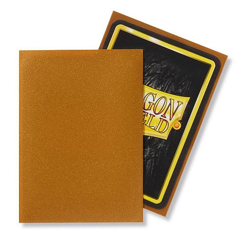 Dragon Shield Deck Protectors Matte: Guld - 100 Lommer