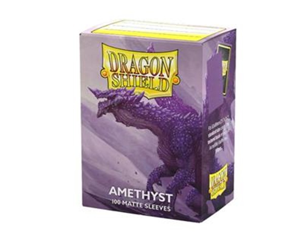 Dragon Shield Deck Protectors Matte Sleeves: Amethyst 100 Lommer Dragonshield Sleeves -11060