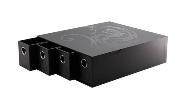 Dragon Shield Fortress Card Drawers: Black Dragonshield -33708