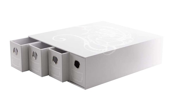 Dragon Shield Fortress Card Drawers: White  Dragonshield   -33704