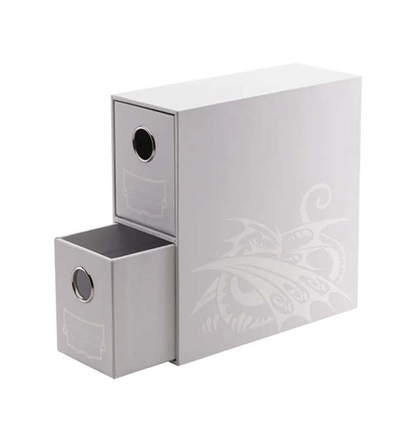 Dragon Shield Fortress Card Drawers: White  Dragonshield   -33702