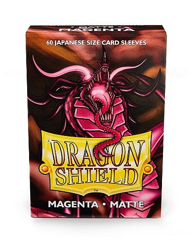 Dragon Shield Matte Deckbeskyttere - Magenta til Yu-Gi-Oh!