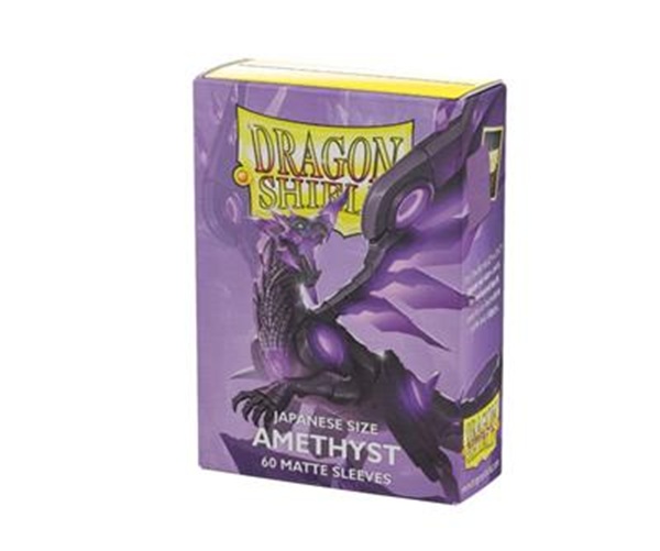 Dragon Shield Small Japanese Size Deck Protectors Matte Sleeves: Amethyst 60 Lommer Dragonshield Sleeves -11160