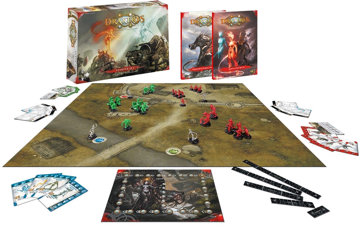 Drakerys Miniature Boardgame Starter Set  Ashral Orcs   Irosia Paladinate