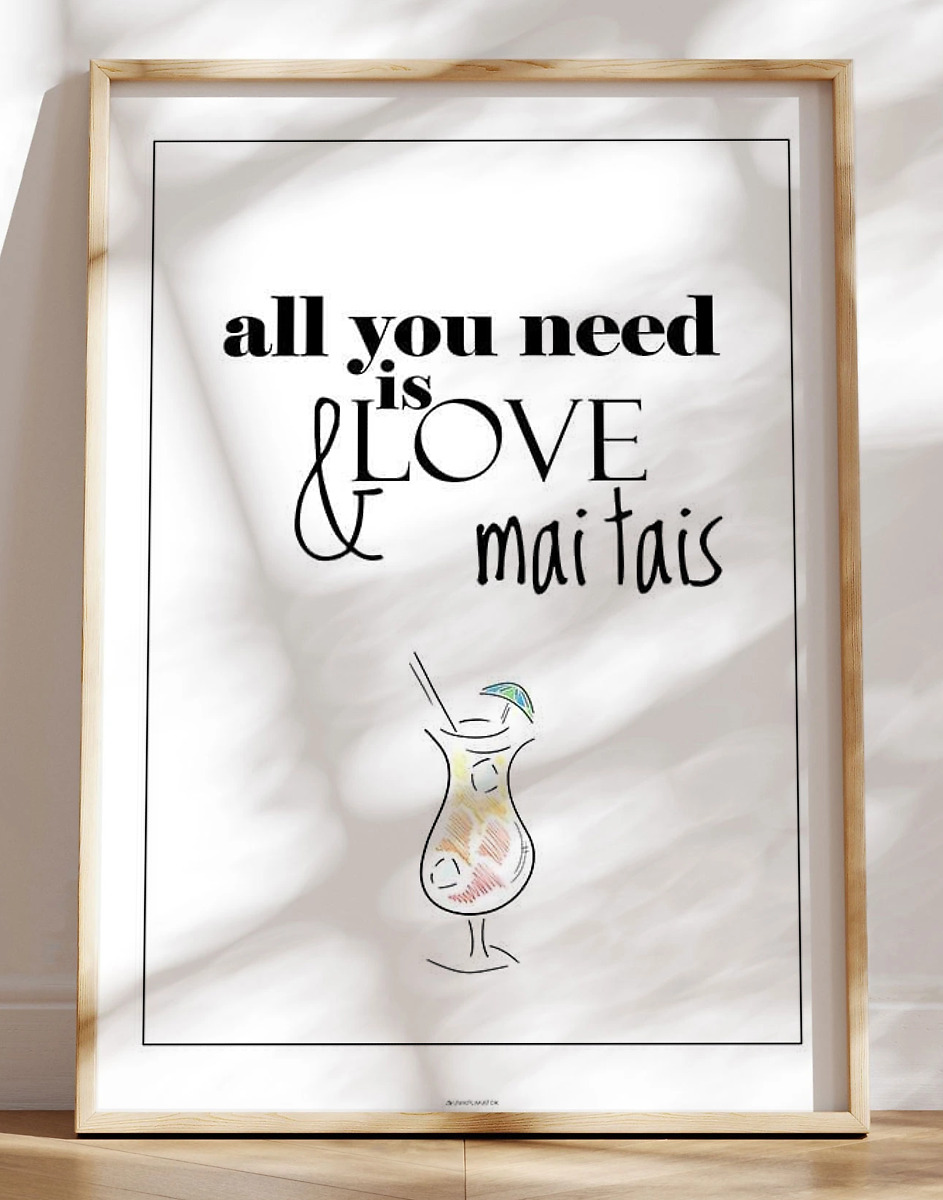 Drinks Plakat Mai Tai