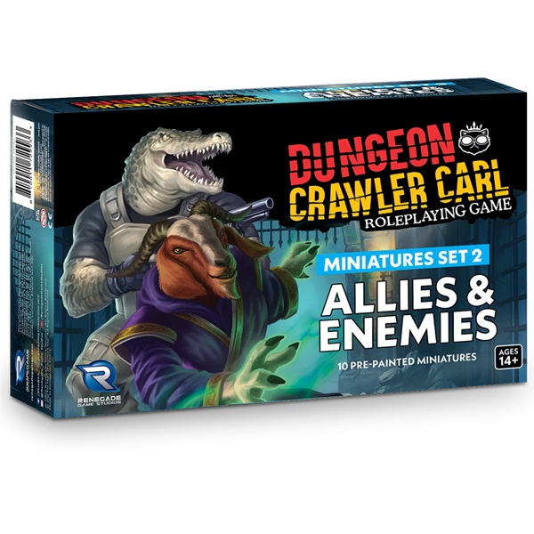 Dungeon Crawler Carl Rpg: Miniatures Set  : Enemies   Allies