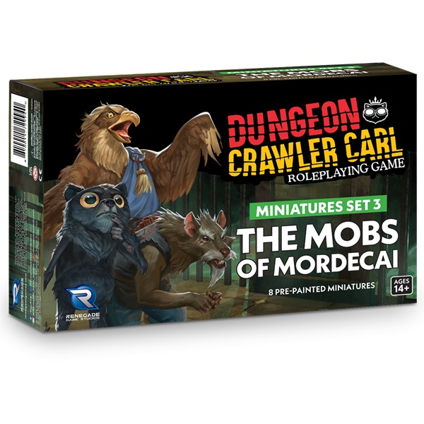 Dungeon Crawler Carl Rpg: Miniatures Set  : Mobs   Mordecai