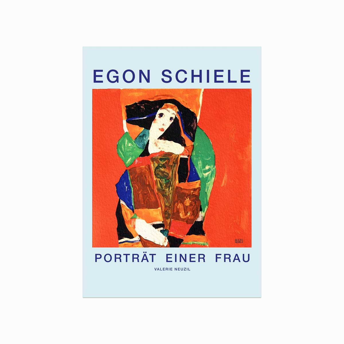 Egon Schiele: Portræt af en Kvinde – Kunstplakat Tilbud