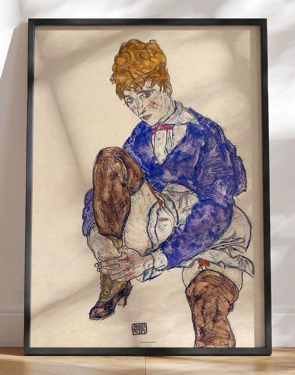Egon Schiele Portrait   The Artist   Wife