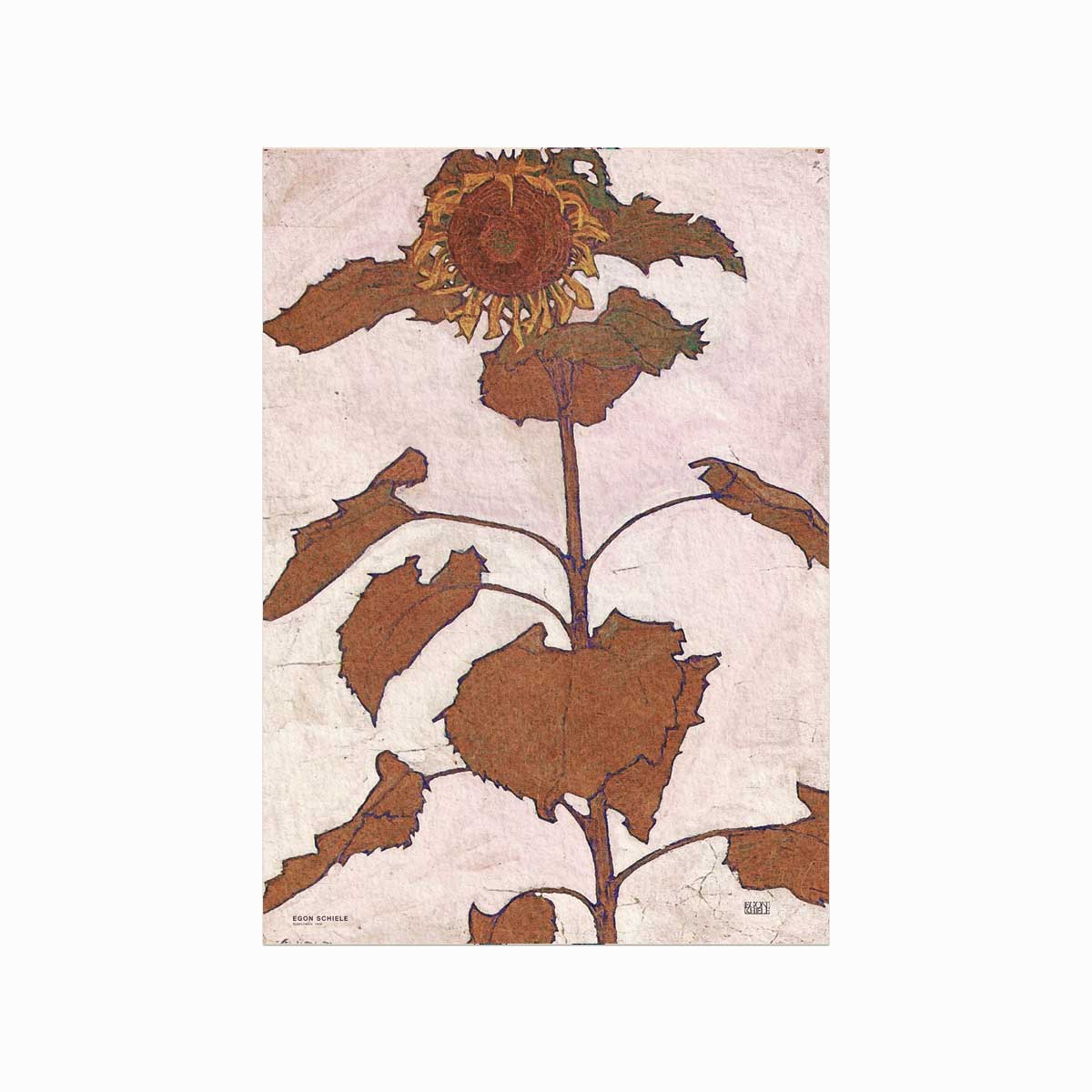 Egon Schiele Plakat: Solsikke 1909 – Unik Kunst til Dit Hjem