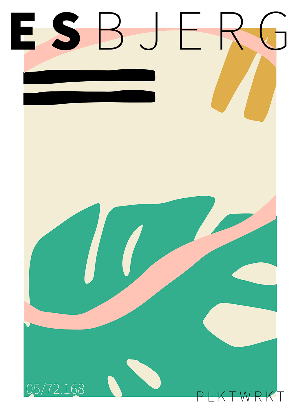 Esbjerg Plakat – Abstrakt Kunst til Dit Hjem