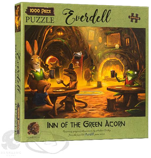 Everdell: Inn   The Green Acorn Puzzle  1000 Pieces