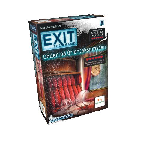 Exit: The Game   195 184 Den   195 165  Orientekspressen  Dansk   Escape Room Puzzle Game