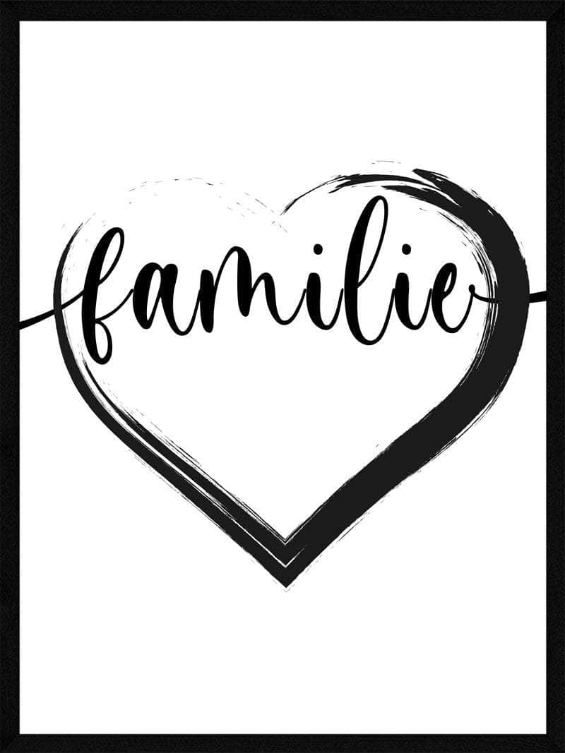 Familie Plakat - Fejr din kærlighed til familien!