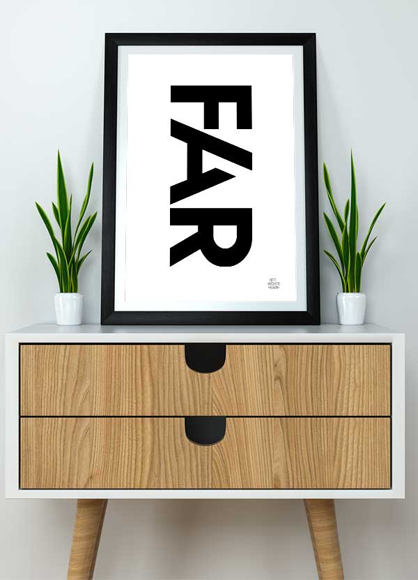 Far-plakat til Fars Dag - En hyldest til far  A4