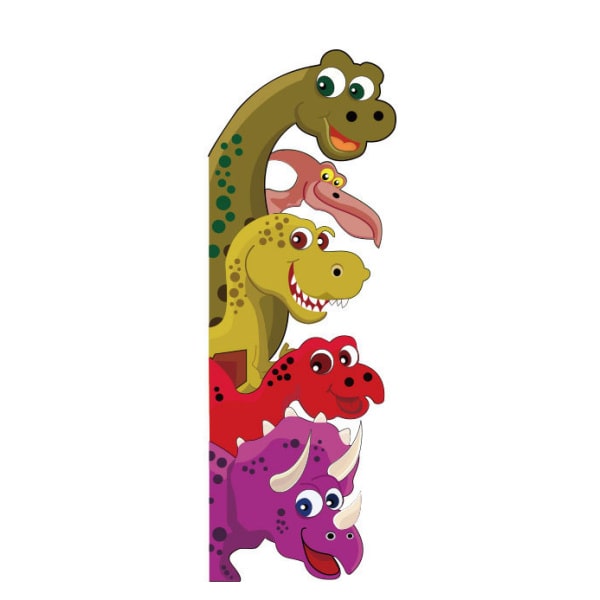 Farverig Dinosaur Wallsticker til Børneværelset - Fantastisk!