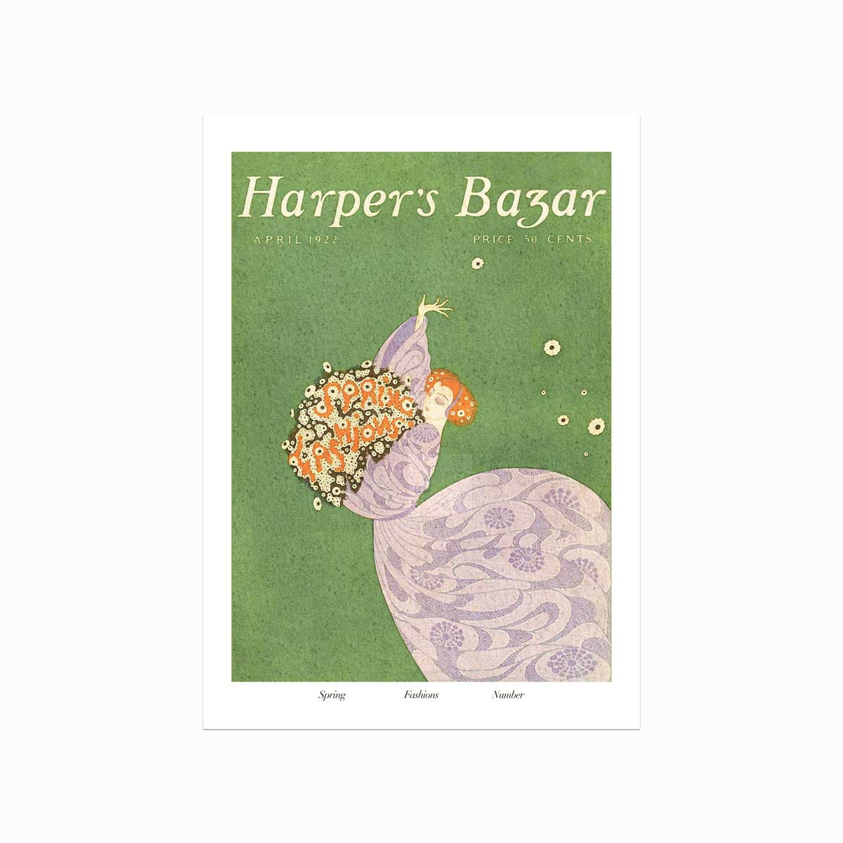 Harper's Bazaar Forårstrends Plakat til Boligindretning