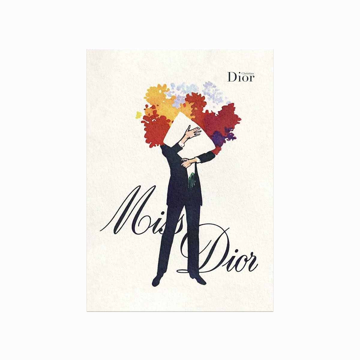 Miss Dior 03 Plakat – Elegant Modeplakat til Dit Hjem