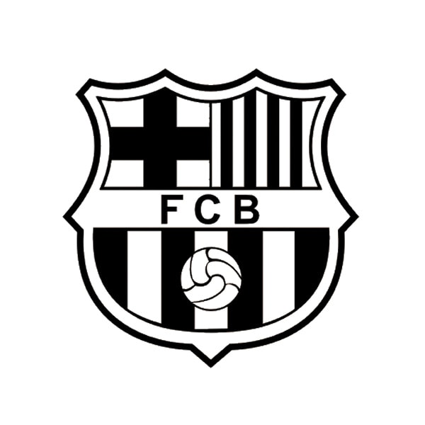 FC Barcelona Vægklistermærke – Ikonisk Logo til Fans